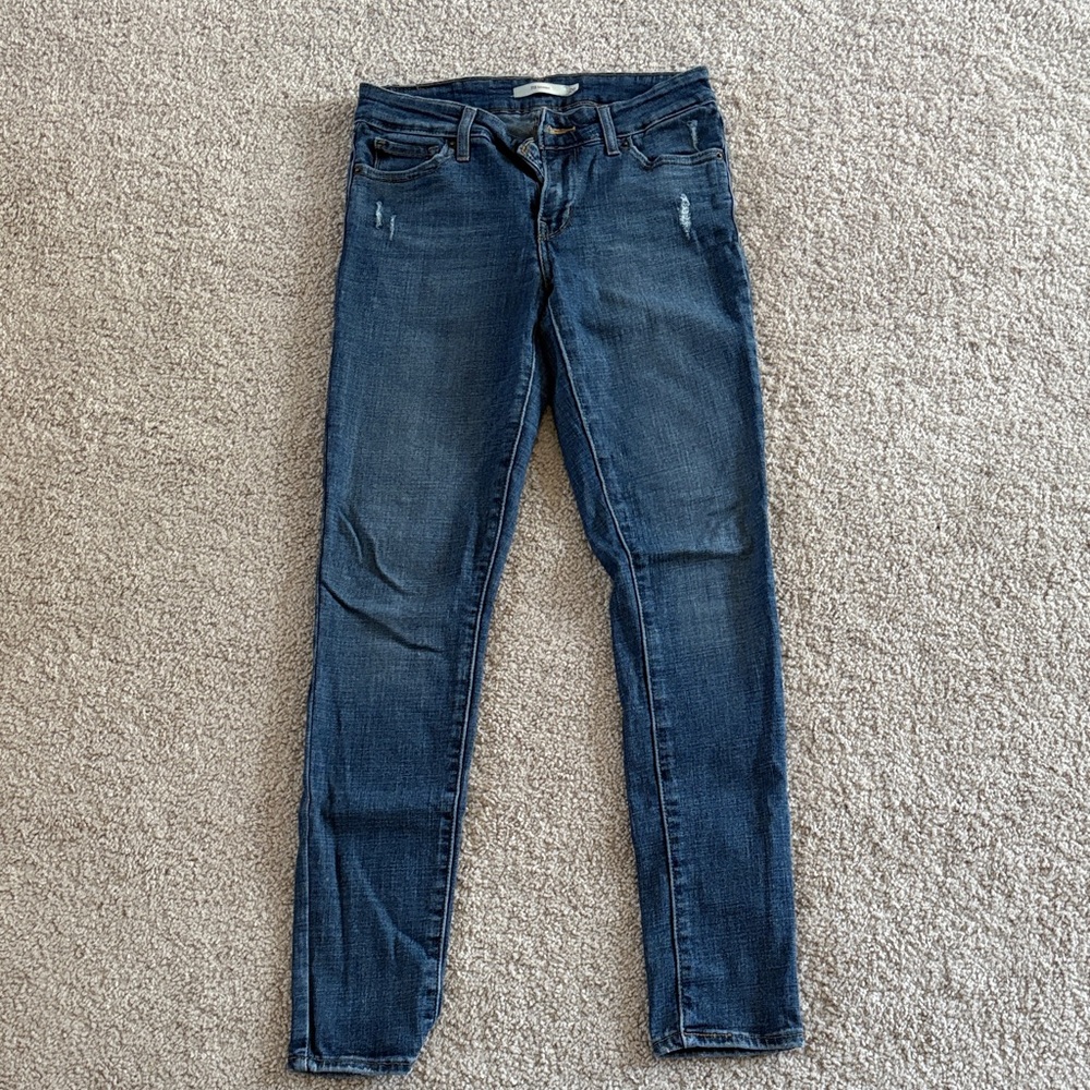 Levi's Dark Blue Skinny Jeans